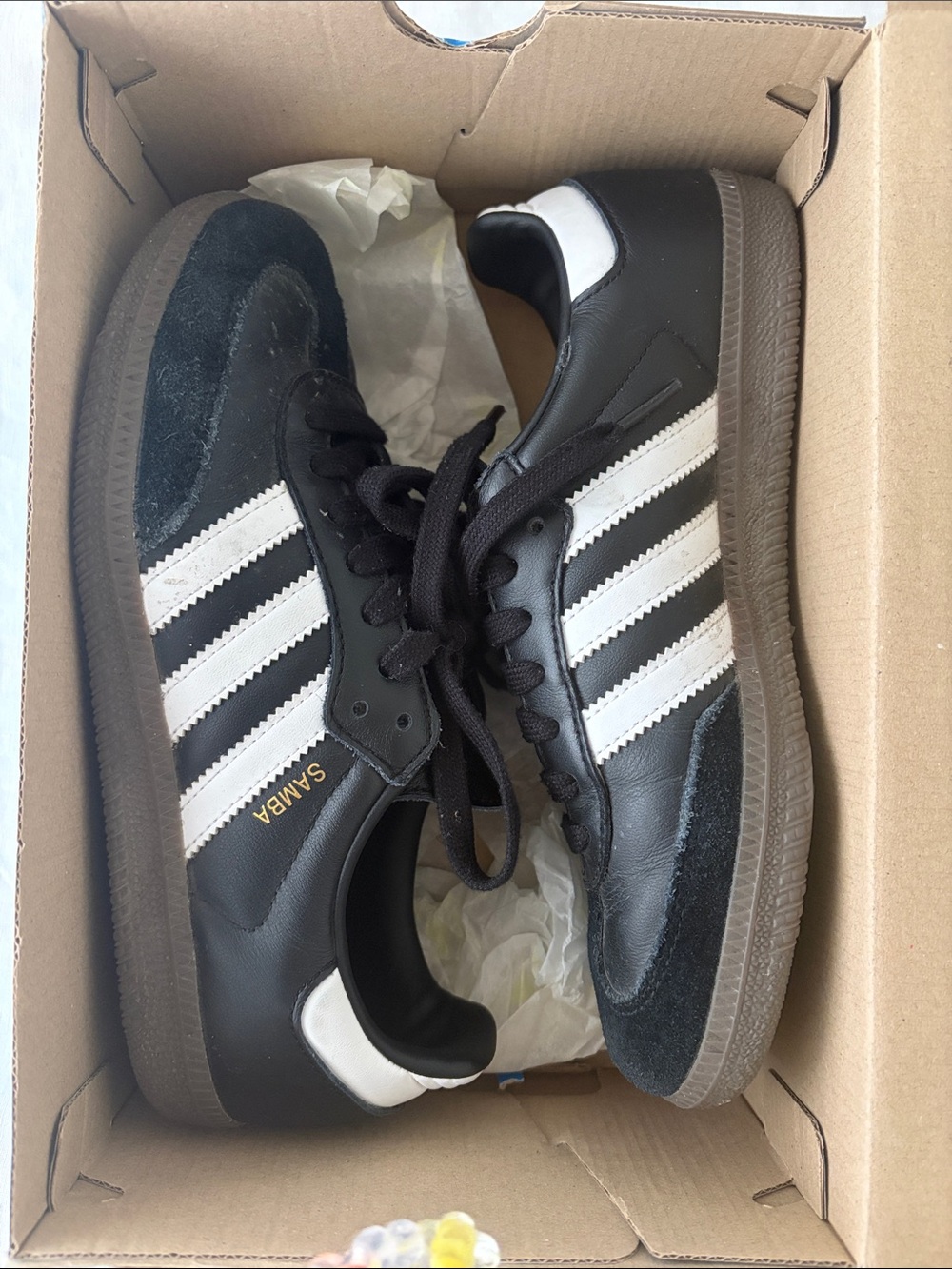 adidas Black and White Samba Classic Sneakers